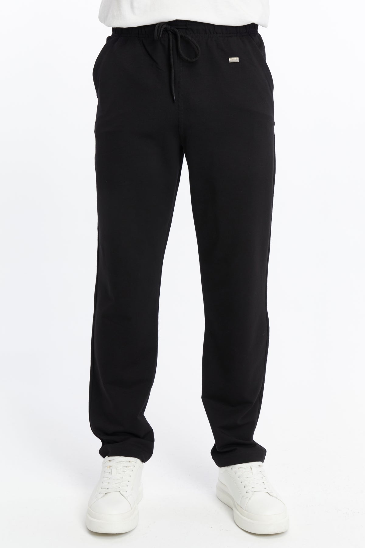 Erkek 2 İplik Cepli Düz Paça Arka Cepli Eşofman Alt-P490