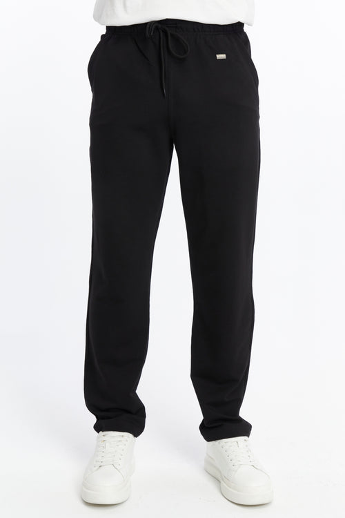 Erkek 2 İplik Cepli Düz Paça Arka Cepli Eşofman Alt-P490