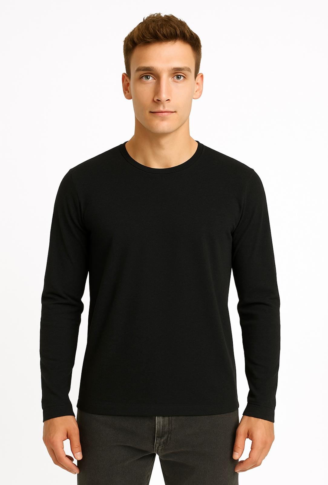 Erkek Uzun Kollu Süprem T-shirt-D2275