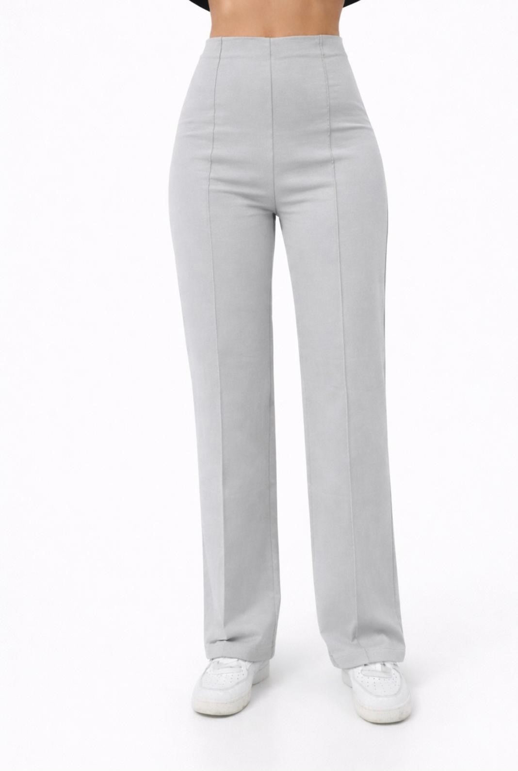 Kadın 2 İplik Yüksek bel Eşofman Pantolon-P2249