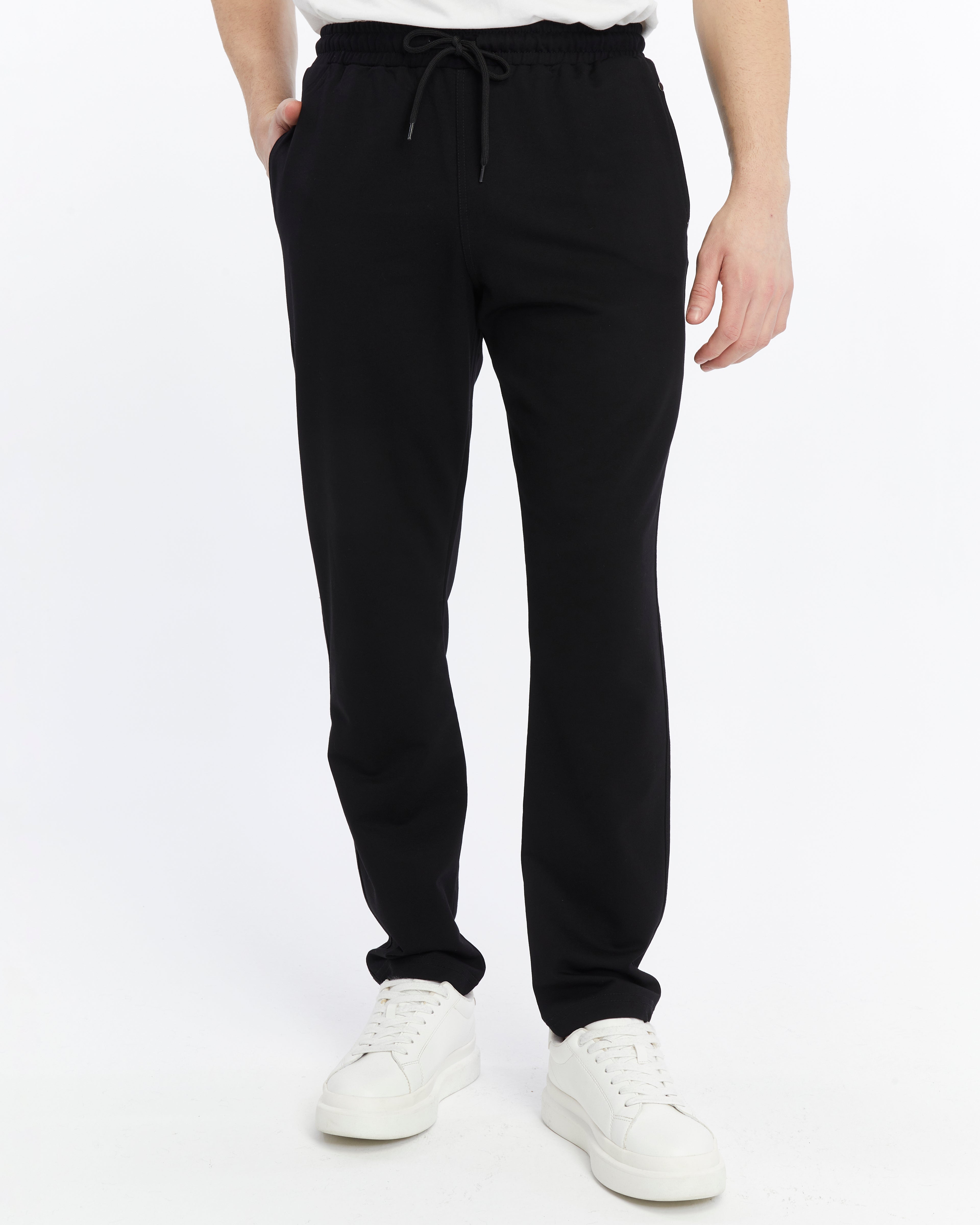 Erkek Klasik Paça Arka Cep Fermuarlı Eşofman Alt-P340