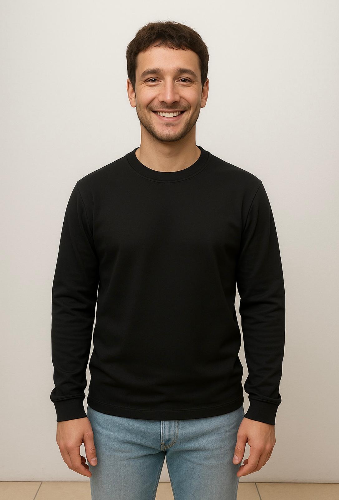 Erkek 2 İplik Sweatshirt-W1083