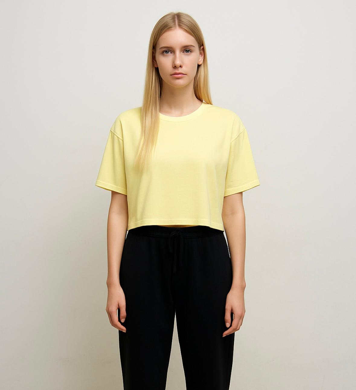 Kadın Kısa Kollu Oversize T-shirt-d814