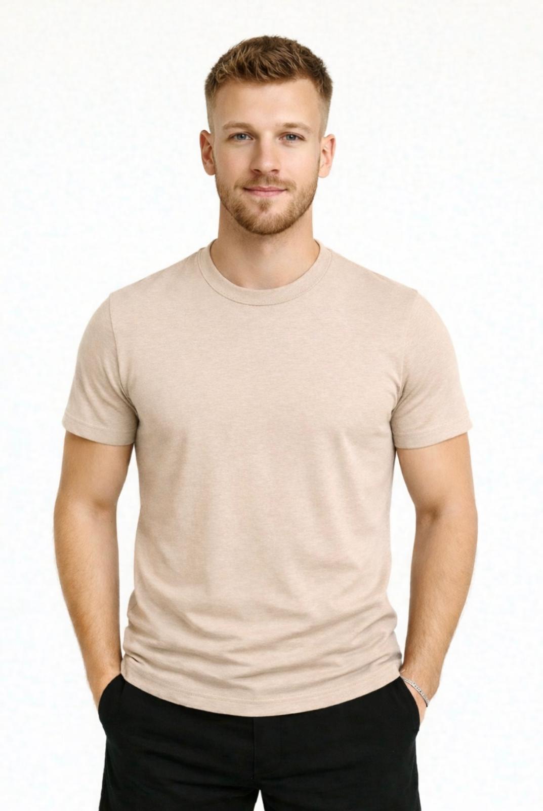 Erkek Kısa Kollu T-shirt-d405