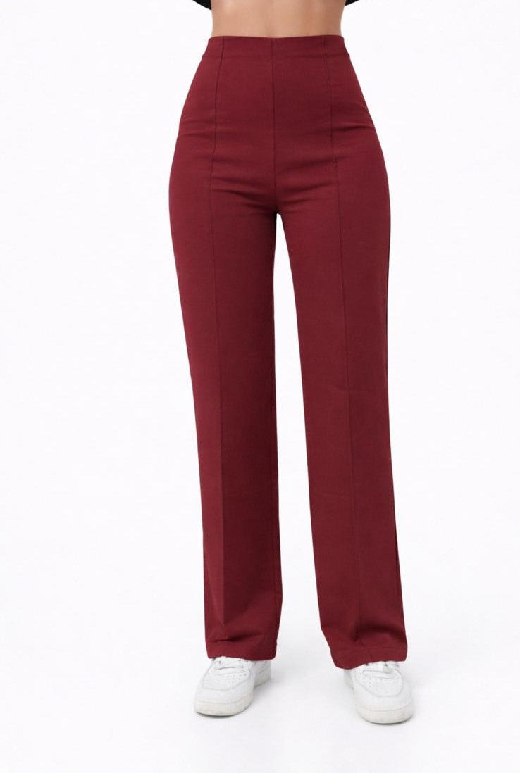 Kadın 2 İplik Yüksek bel Eşofman Pantolon-P2249