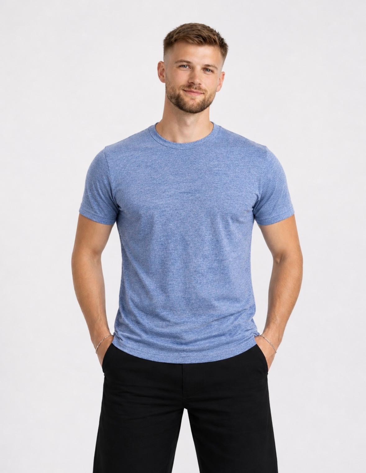 Erkek Kısa Kollu T-shirt-d405