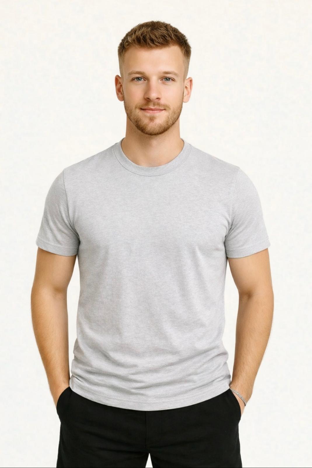 Erkek Kısa Kollu T-shirt-d405