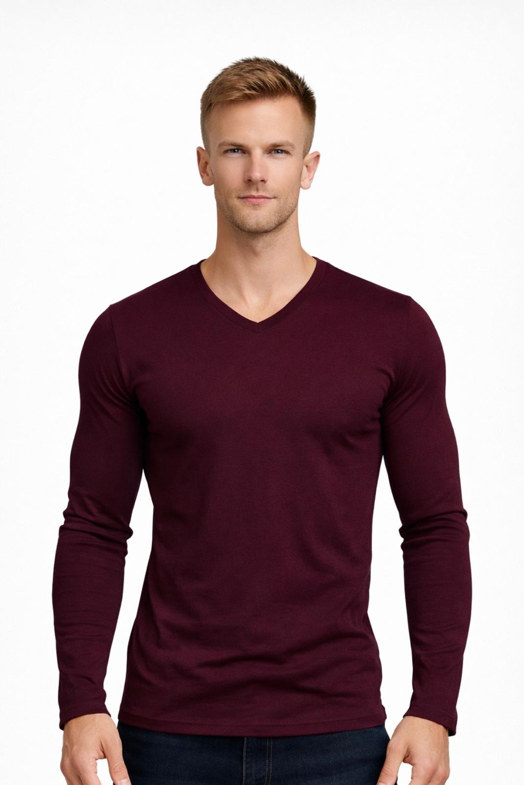 Erkek Uzun Kollu T-shirt-D236