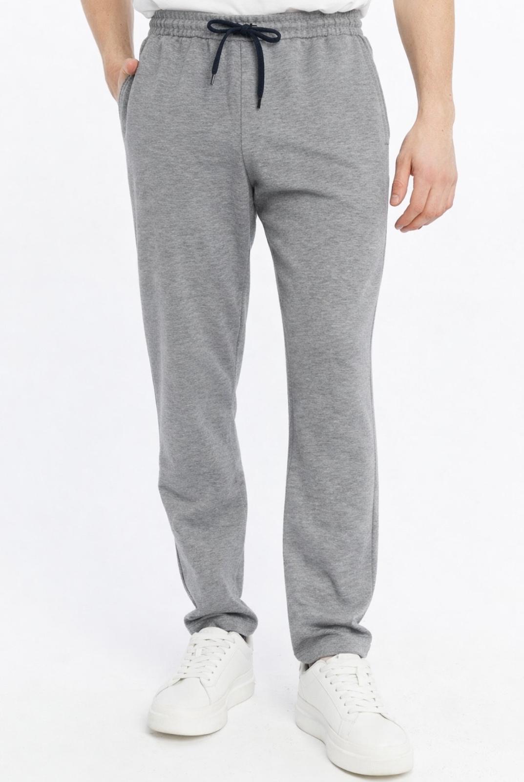 Erkek Klasik Paça Arka Cep Fermuarlı Eşofman Alt-P340