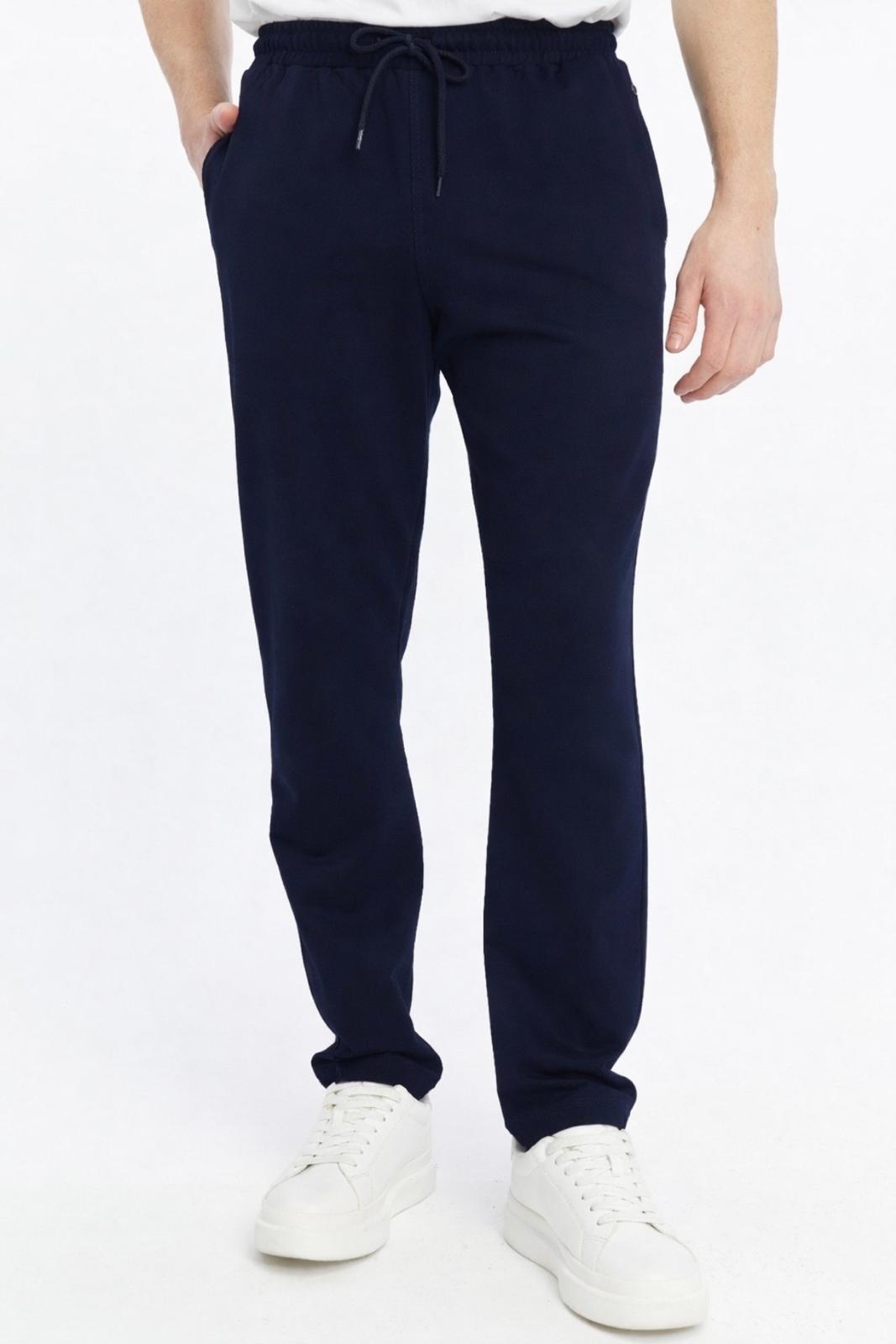 Erkek Klasik Paça Arka Cep Fermuarlı Eşofman Alt-P340