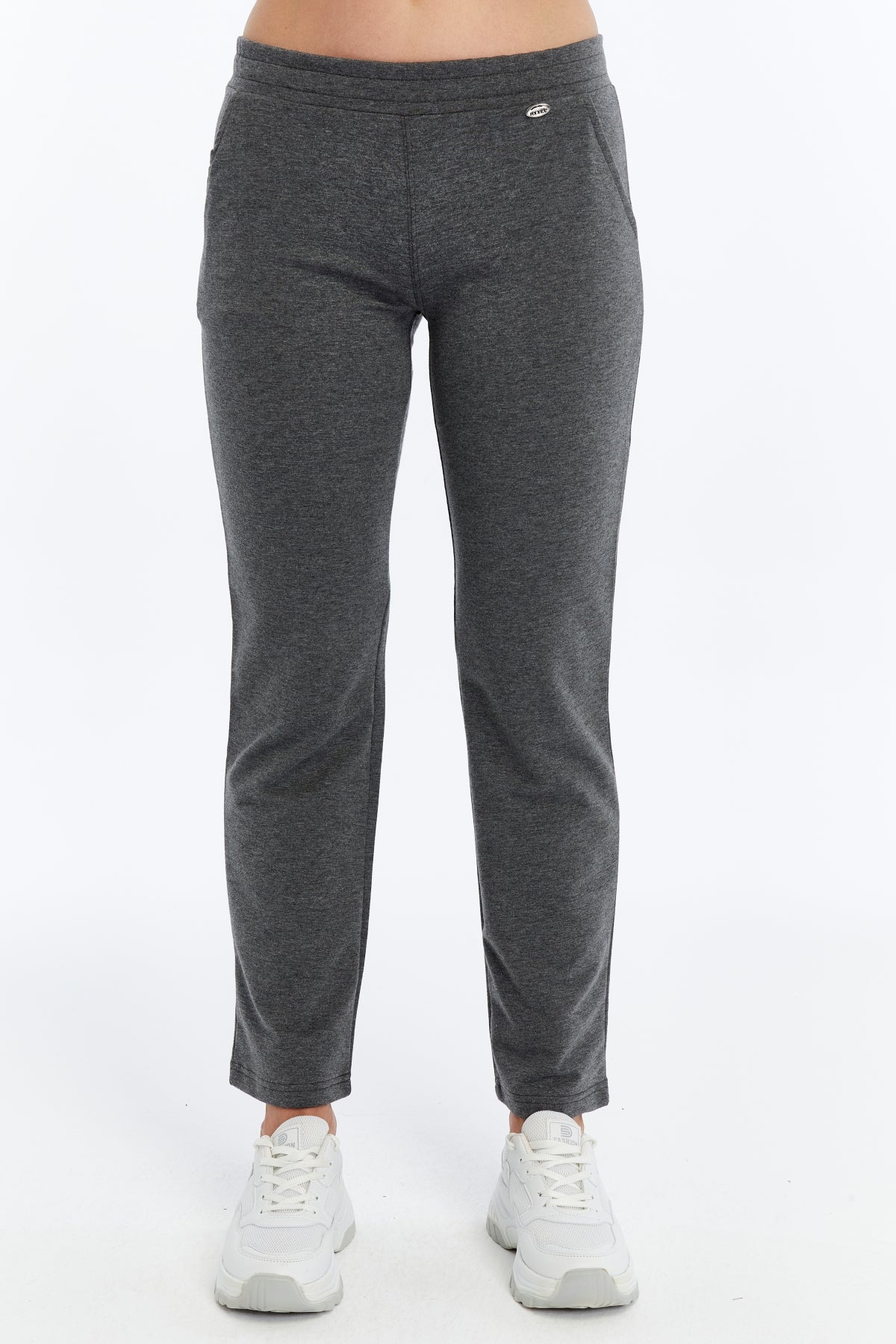 Kadın 2 İplik Büyük Beden Pamuklu Eşofman Altı p376