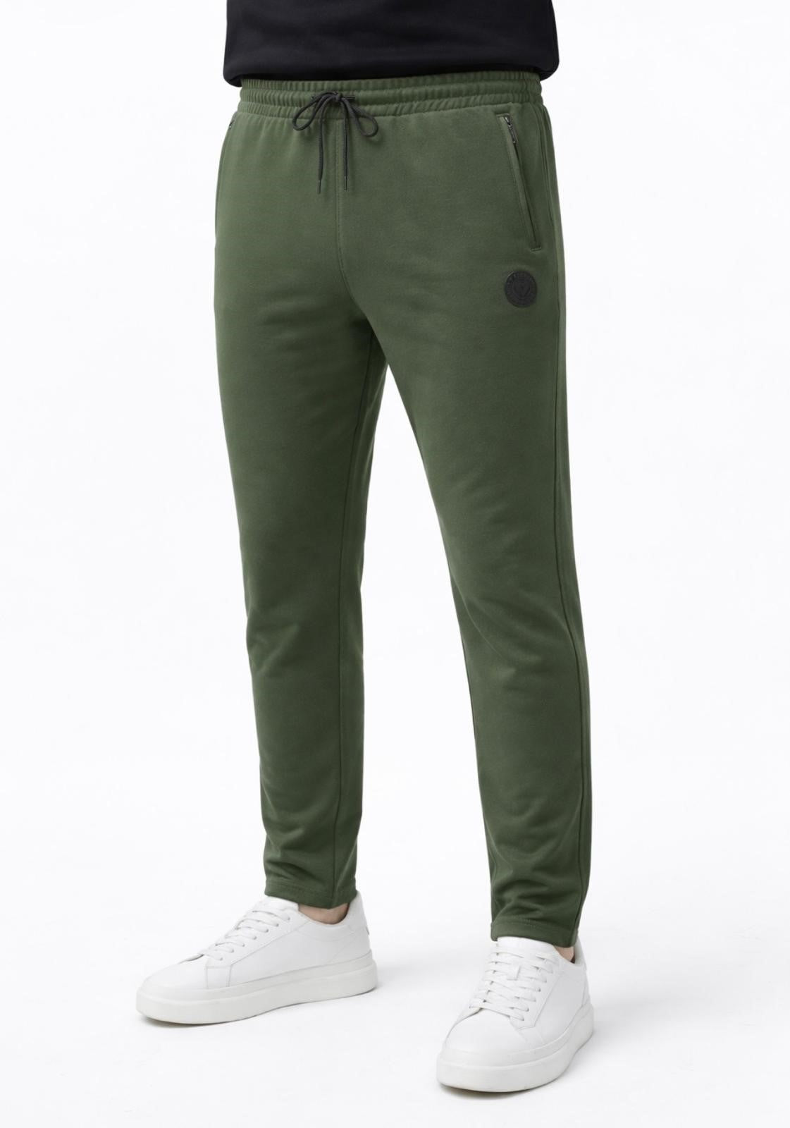 Erkek Fermuar Cepli Düz Paça Eşofman Alt-p601