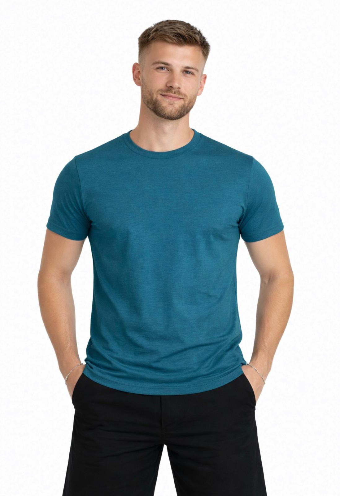 Erkek Kısa Kollu T-shirt-d405