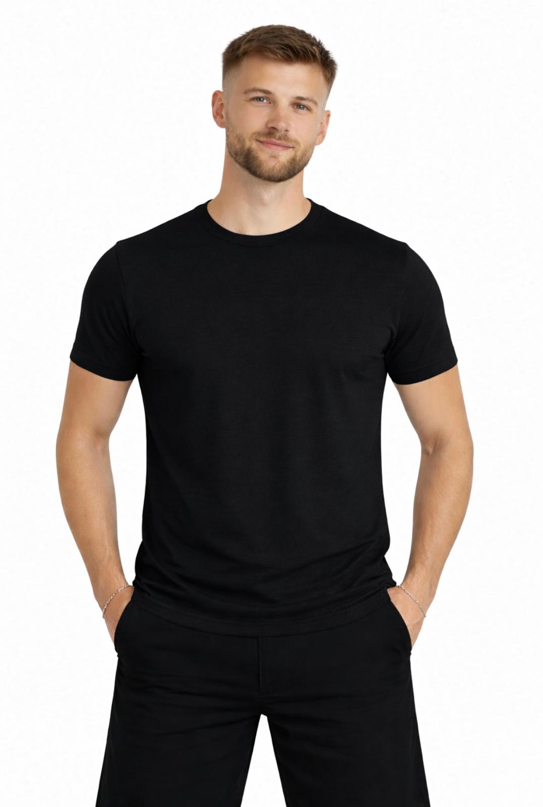 Erkek Kısa Kollu T-shirt-d405