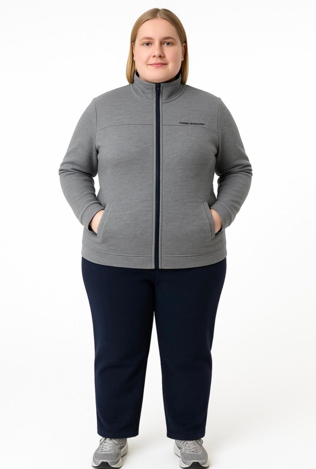 Kadın Büyük Beden 2 İplik Eşofman Takımı-T-1014