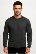 Erkek 2 İplik Sweatshirt-W1083-F1