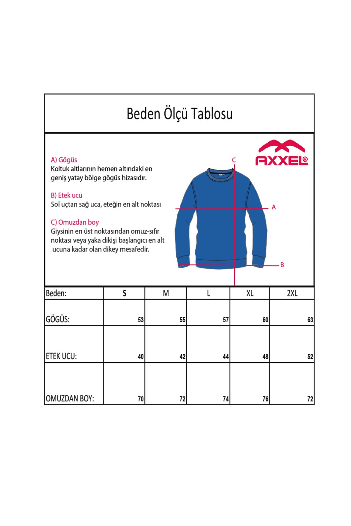 Erkek 2 İplik Sweatshirt-W1083-F1
