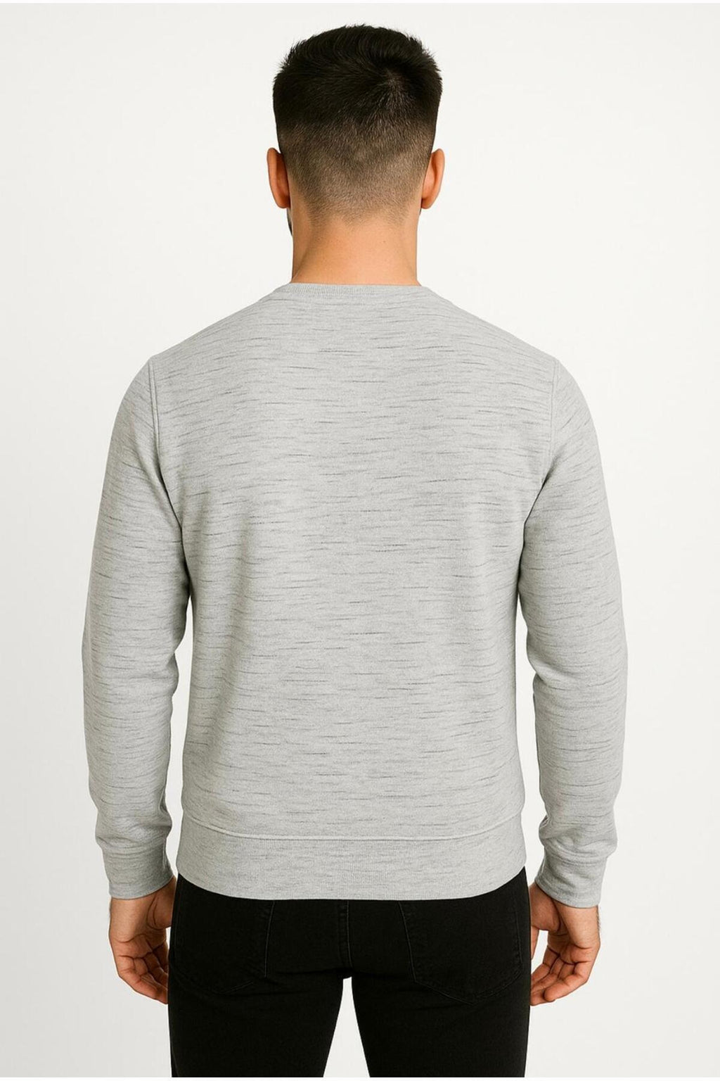 Erkek 2 İplik Sweatshirt-W1083-G1