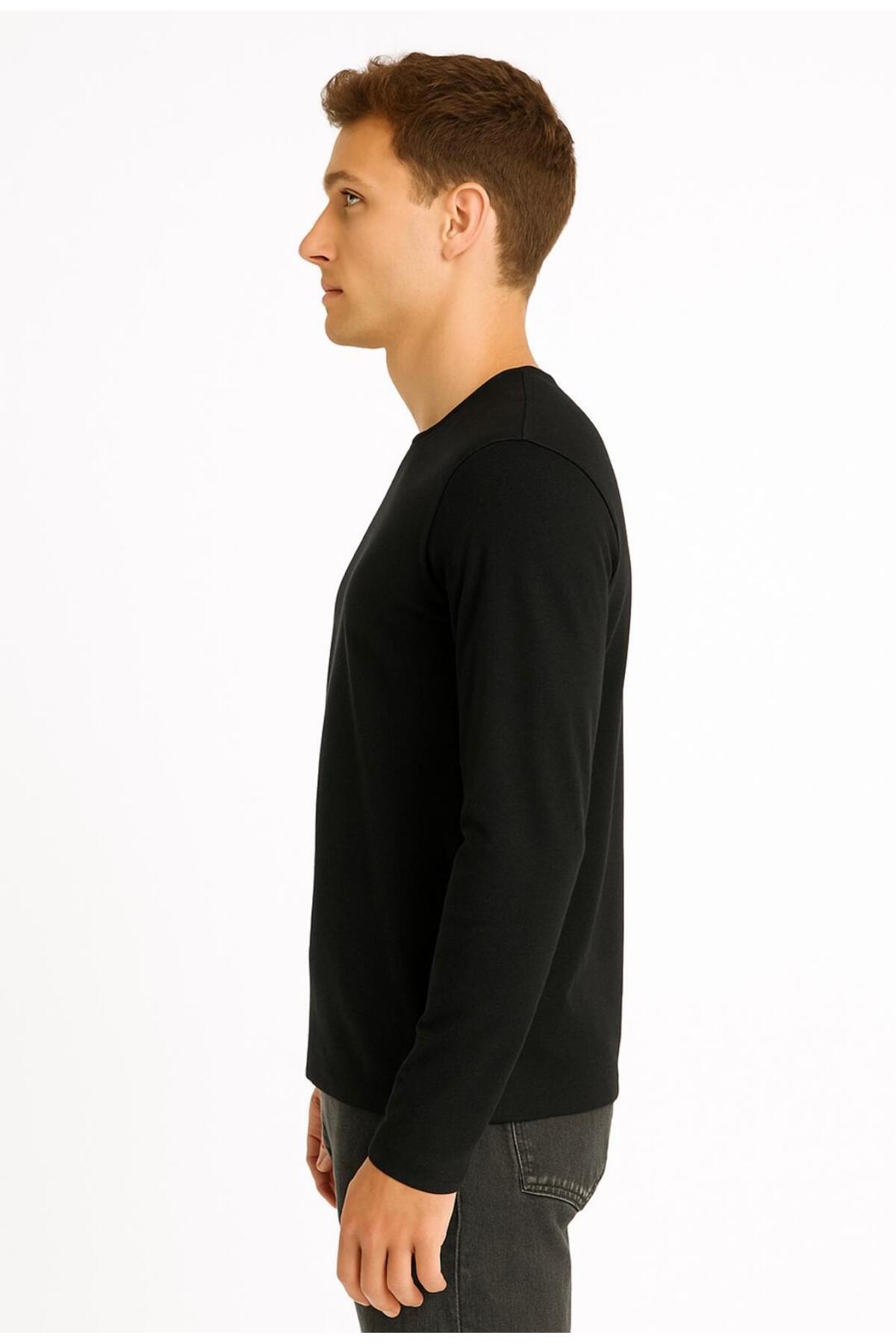 Erkek Uzun Kollu Süprem T-shirt-D2275