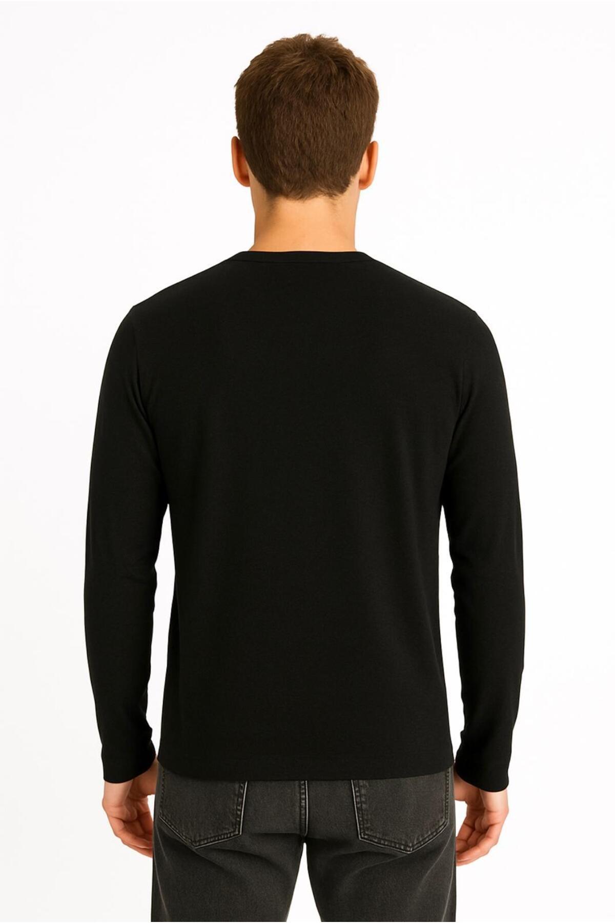 Erkek Uzun Kollu Süprem T-shirt-D2275