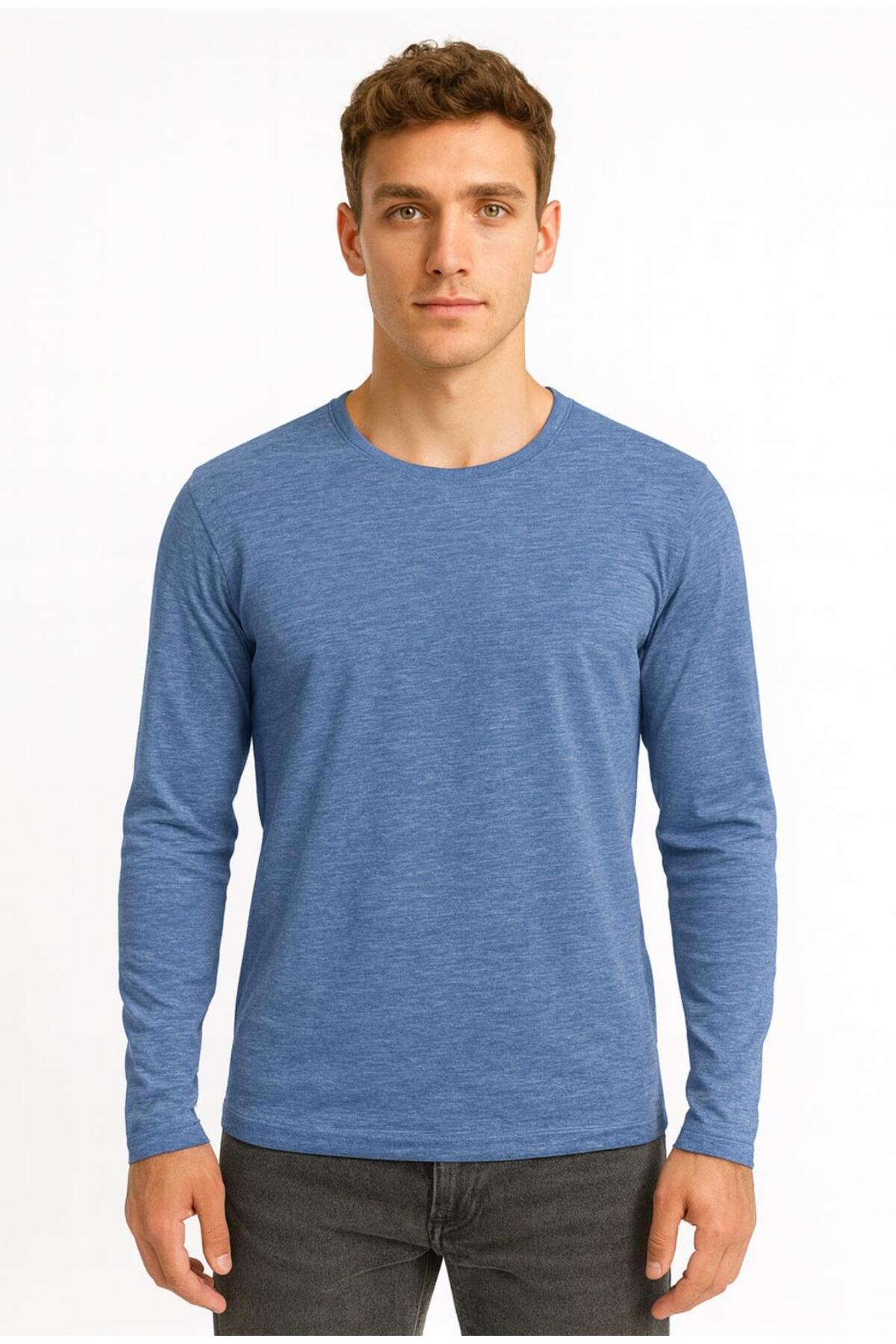 Erkek Uzun Kollu Süprem T-shirt-D2275