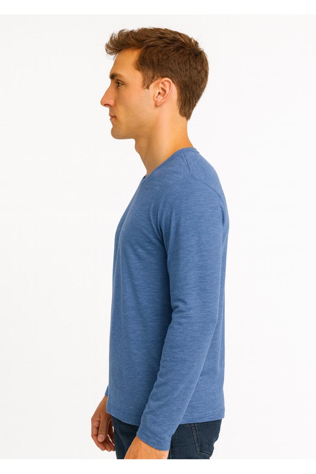 Erkek Uzun Kollu Süprem T-shirt-D2275