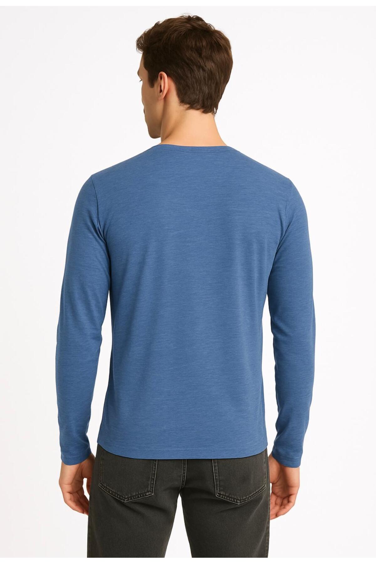 Erkek Uzun Kollu Süprem T-shirt-D2275