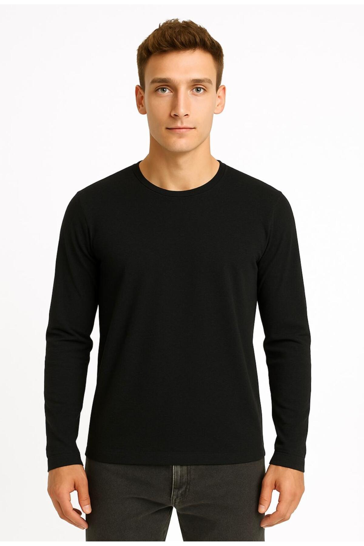 Erkek Uzun Kollu Süprem T-shirt-D2275