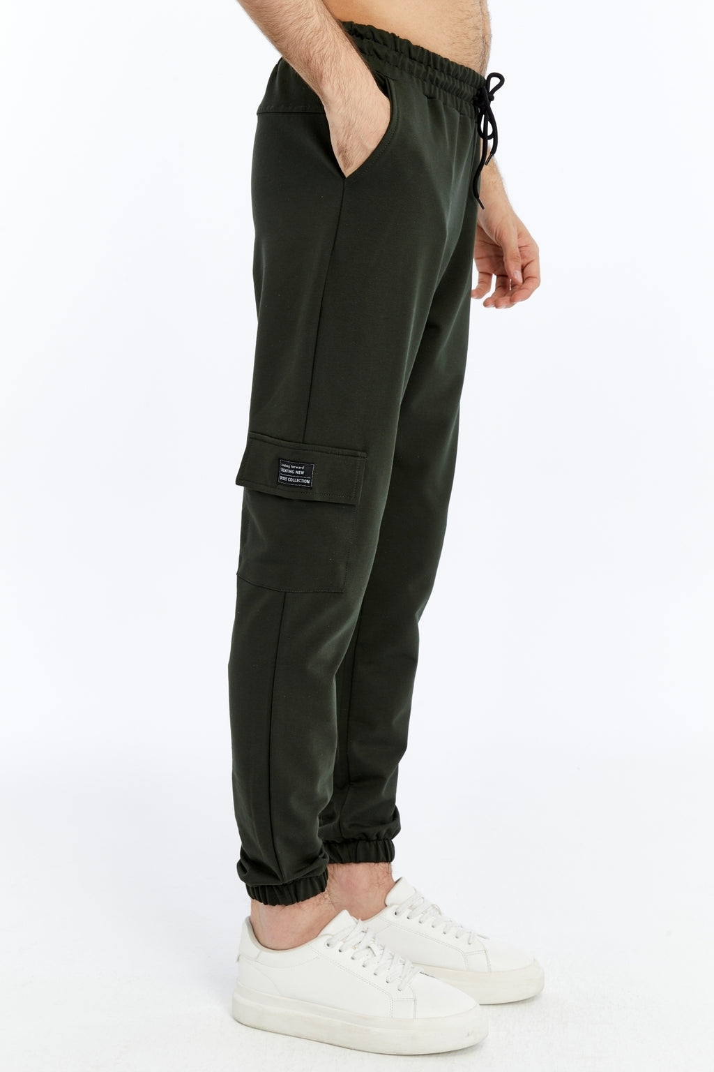 Erkek Kapaklı Cepli Jogger Eşofman Altı-p2142