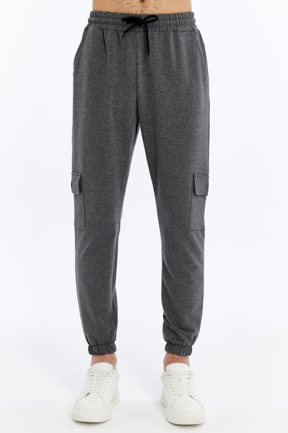 Erkek Kapaklı Cepli Jogger Eşofman Altı-p2142