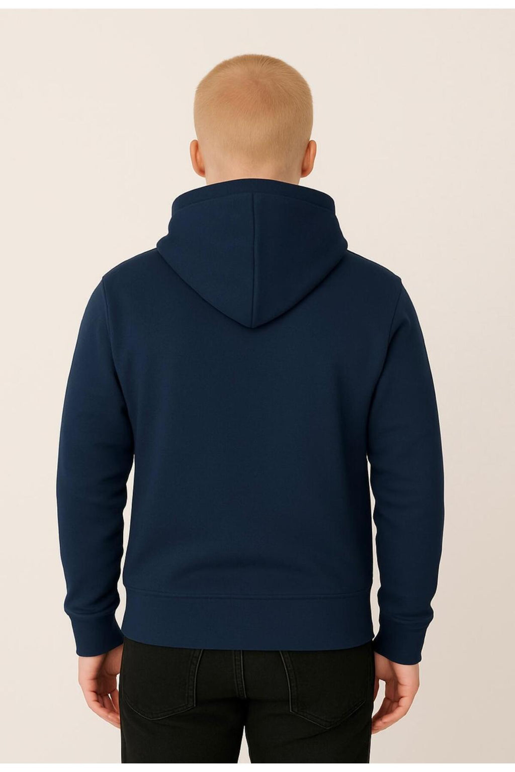 Erkek 3 İplik şardonlu Kapüşonlu Sweatshirt-W1108