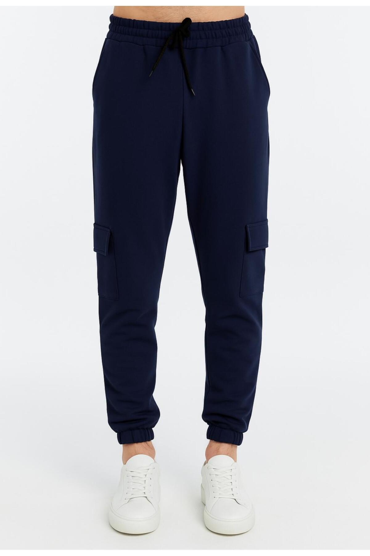 Erkek Kapaklı Cepli Jogger Eşofman Altı-p2142