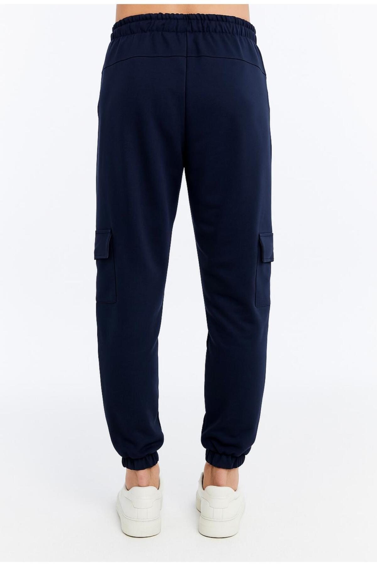 Erkek Kapaklı Cepli Jogger Eşofman Altı-p2142