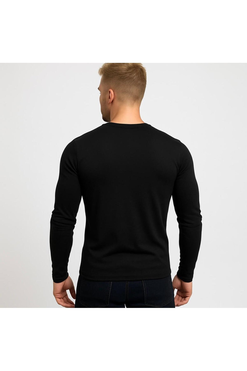 Erkek 3lü V Yaka Paumk Likralı Süprem T-shirt-D236-3