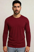 Erkek Pamuklu Likralı Süprem Uzun Kollu T-shirt-D240