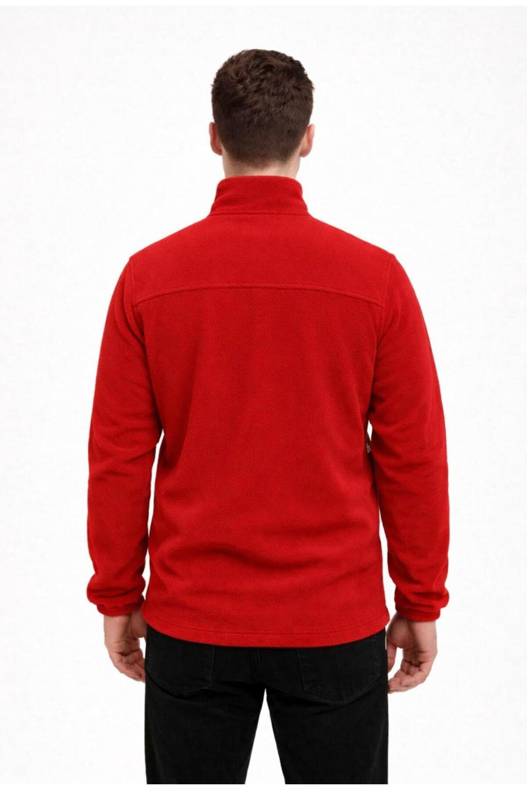 Erkek Polar Fermuarlı Hakim Yaka Sweatshirt-W1141