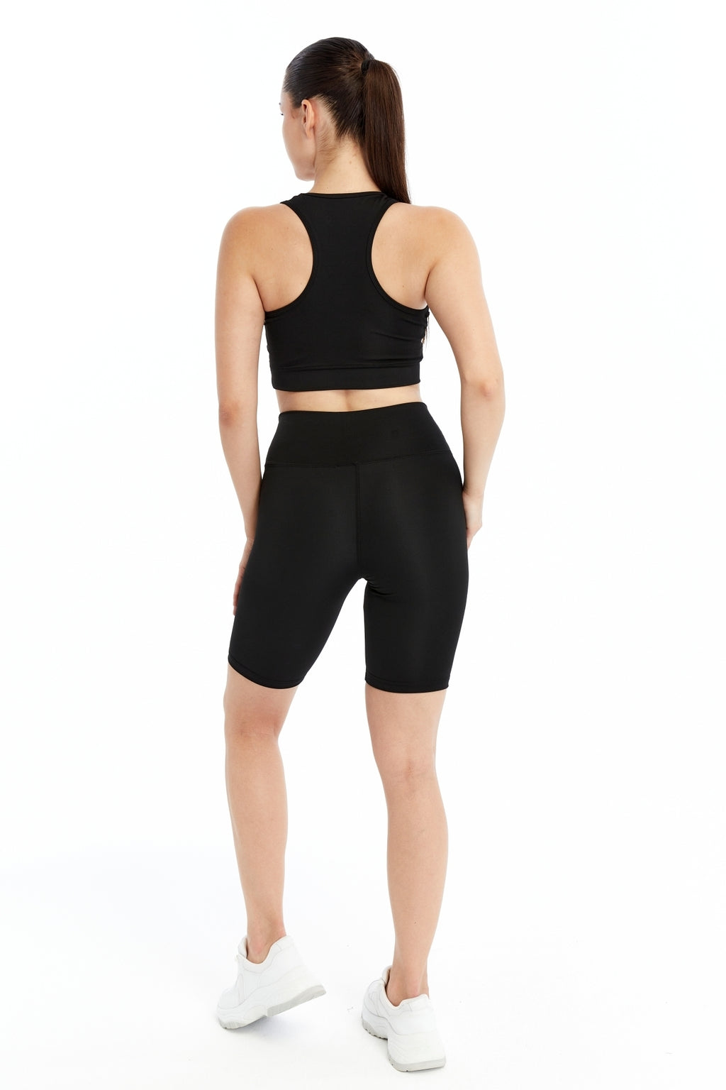 Kadın Crop Şort Takım Baskı detaylı B2089-D742