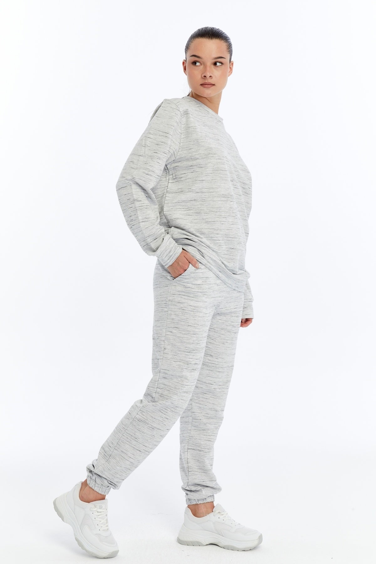 Kadın Eşofman Takım Oversize W1083-T1