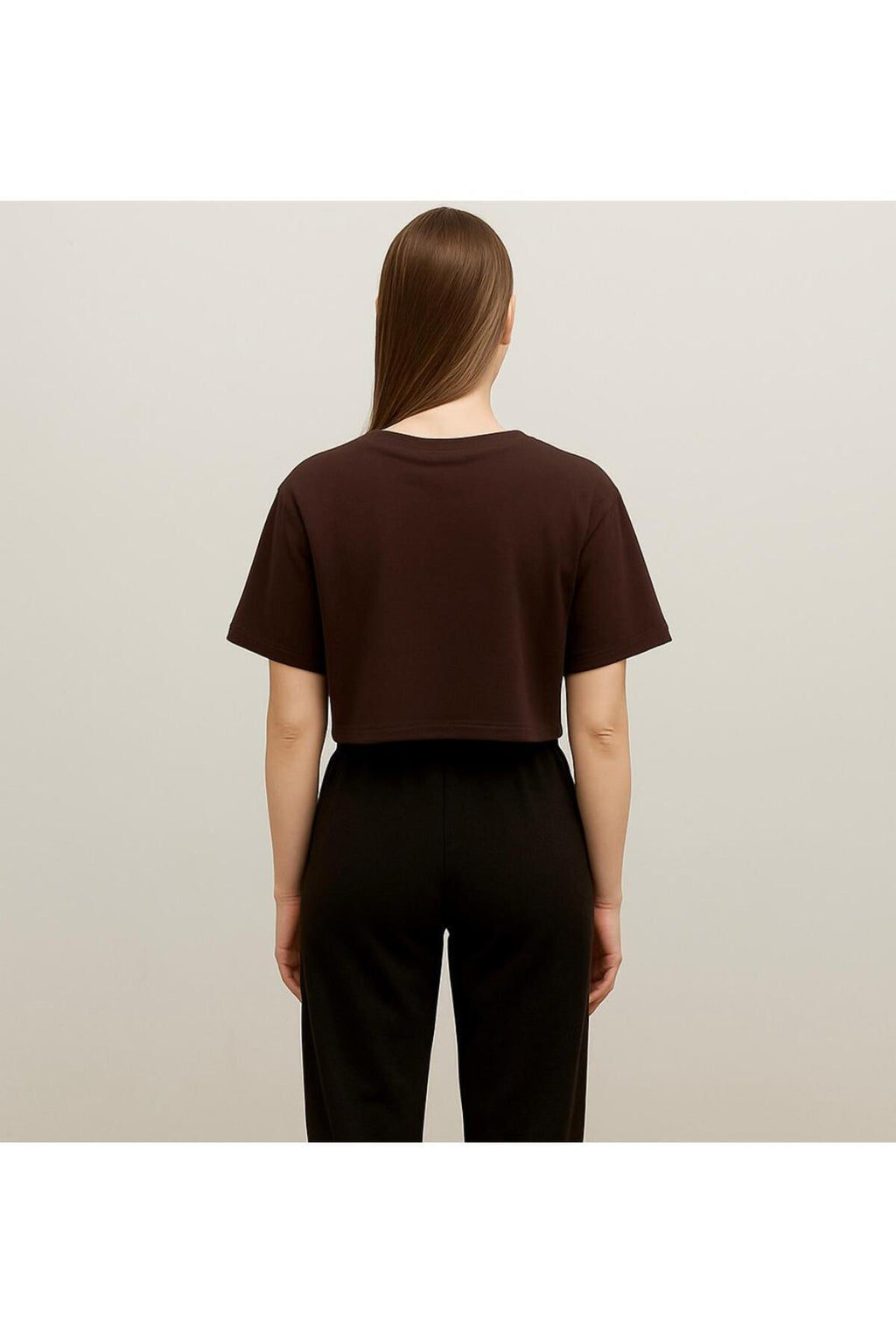 Kadın Kısa Kollu Oversize T-shirt-d814