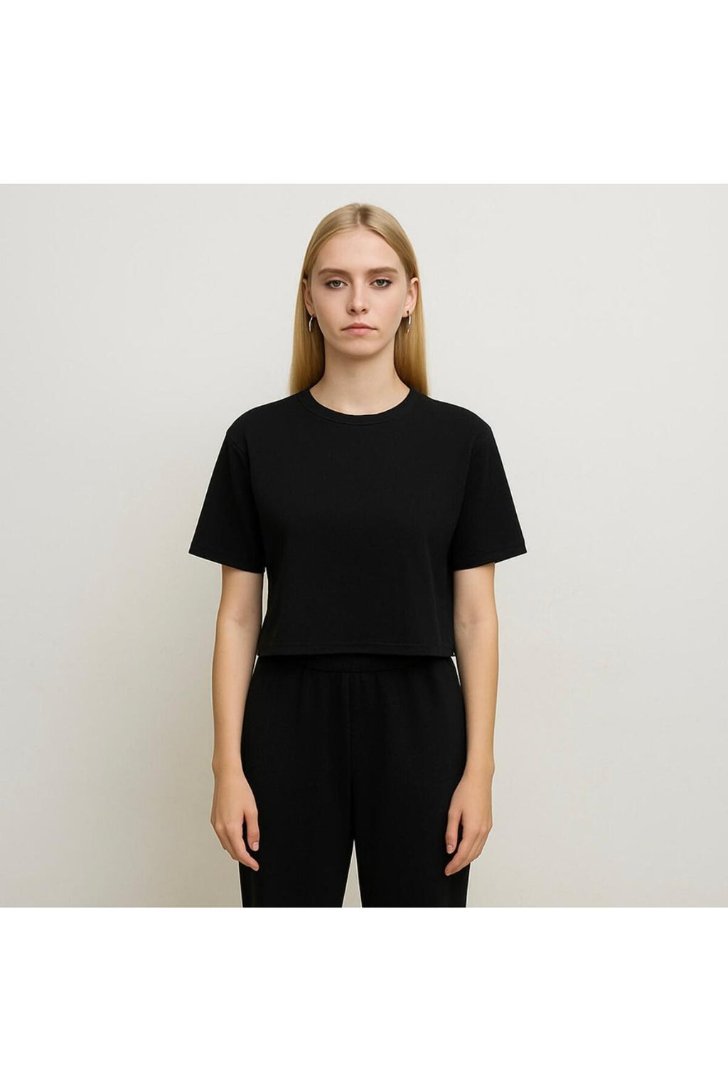 Kadın Kısa Kollu Oversize T-shirt-d814
