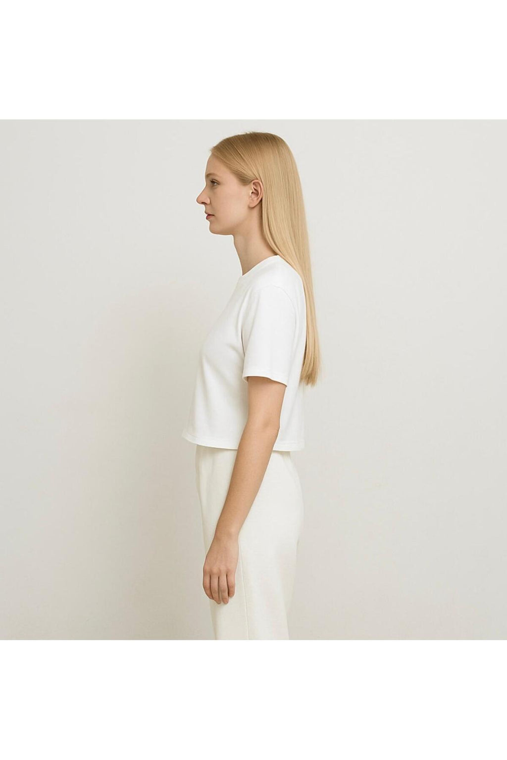 Kadın Kısa Kollu Oversize T-shirt-d814