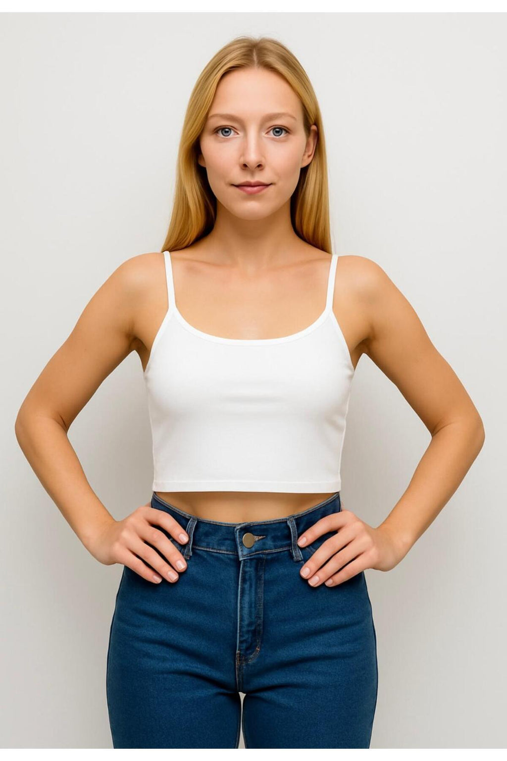 Kadın Ip Askılı Crop Büstiyer-d813