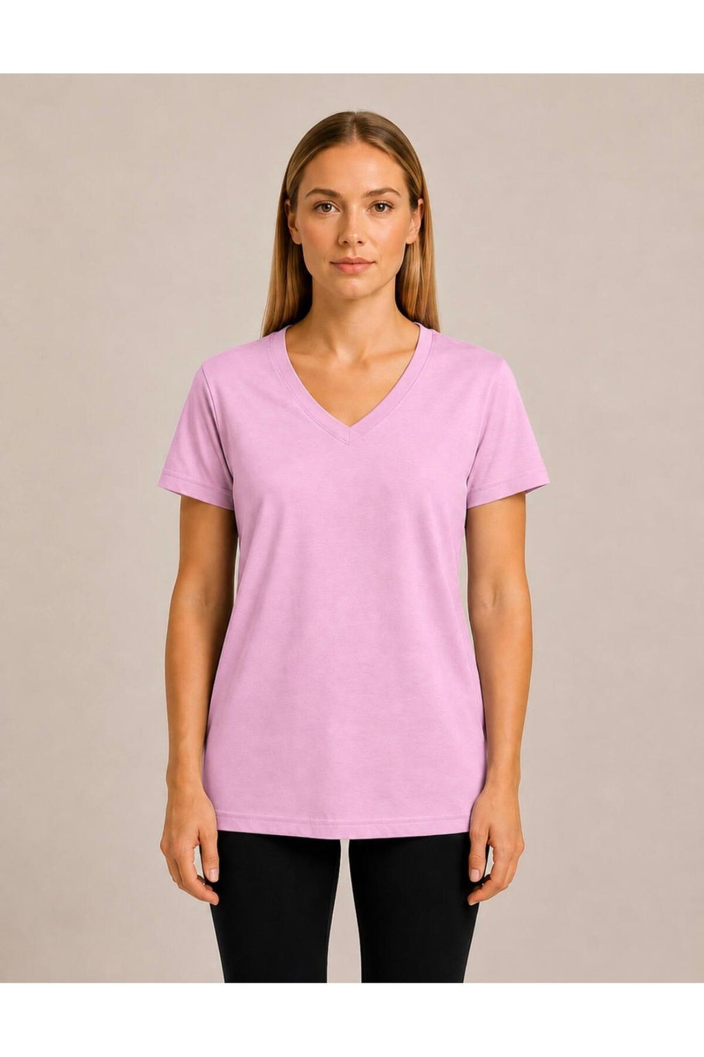 Kadın Kısa Kollu Pamuklu Oversize Rahat Kesim T-shirt-d804-k