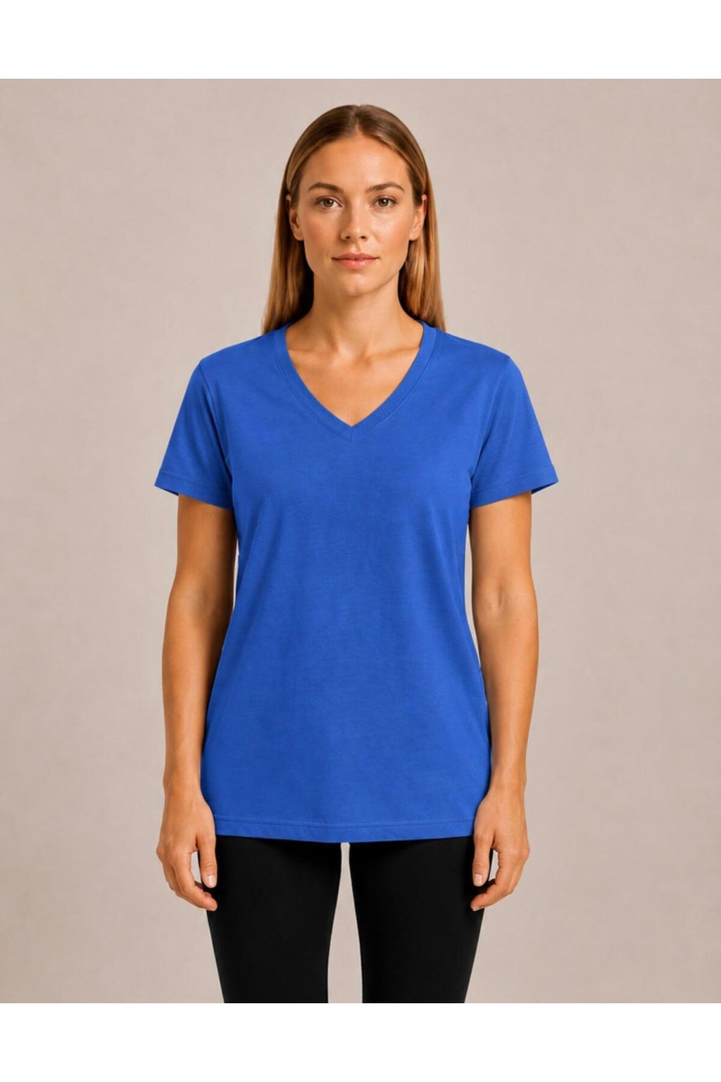 Kadın Kısa Kollu Pamuklu Oversize Rahat Kesim T-shirt-d804-k