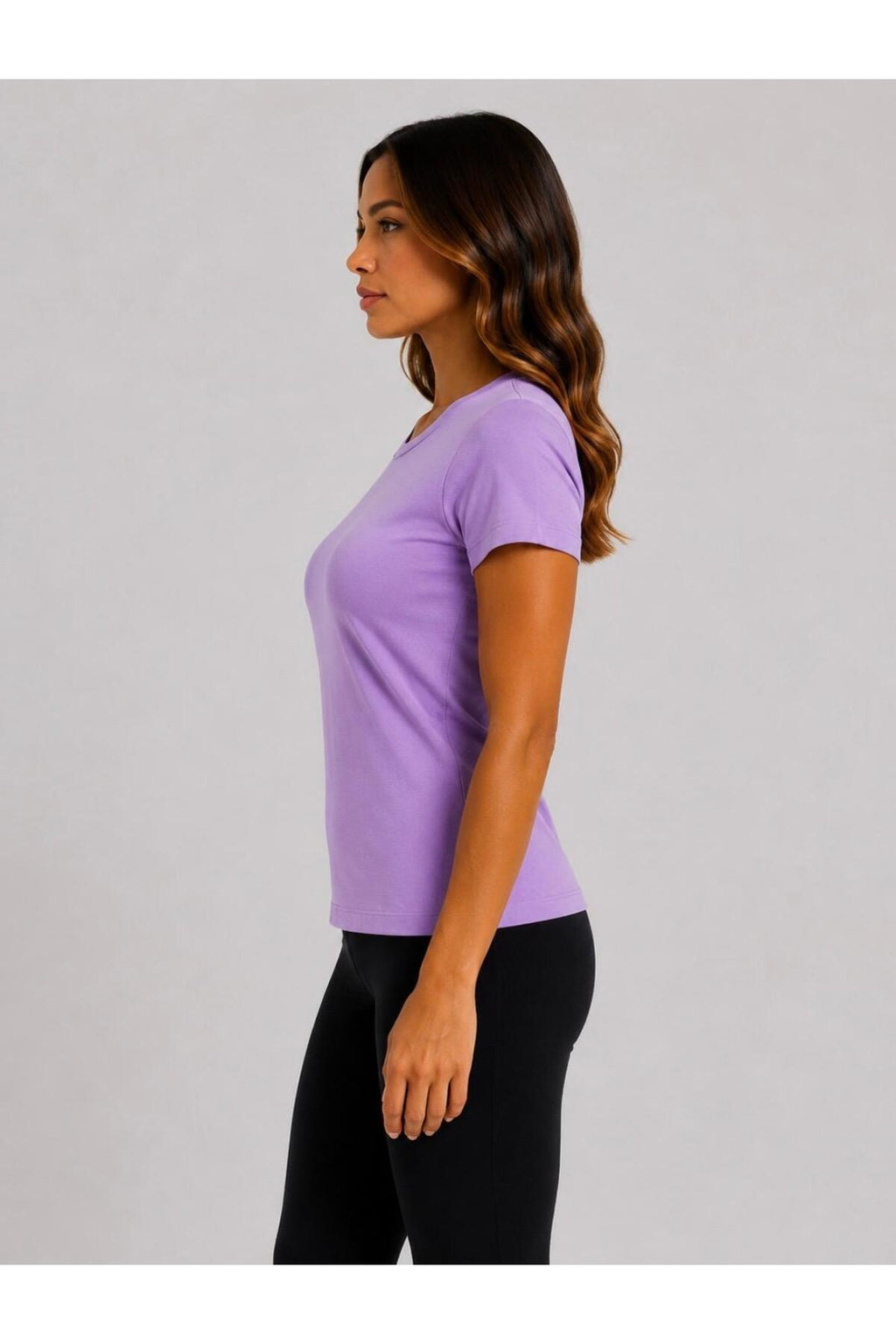 Kadın Likralı Süprem Slim Fit T-shirt-D232