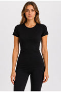Kadın Likralı Süprem Slim Fit T-shirt-D232