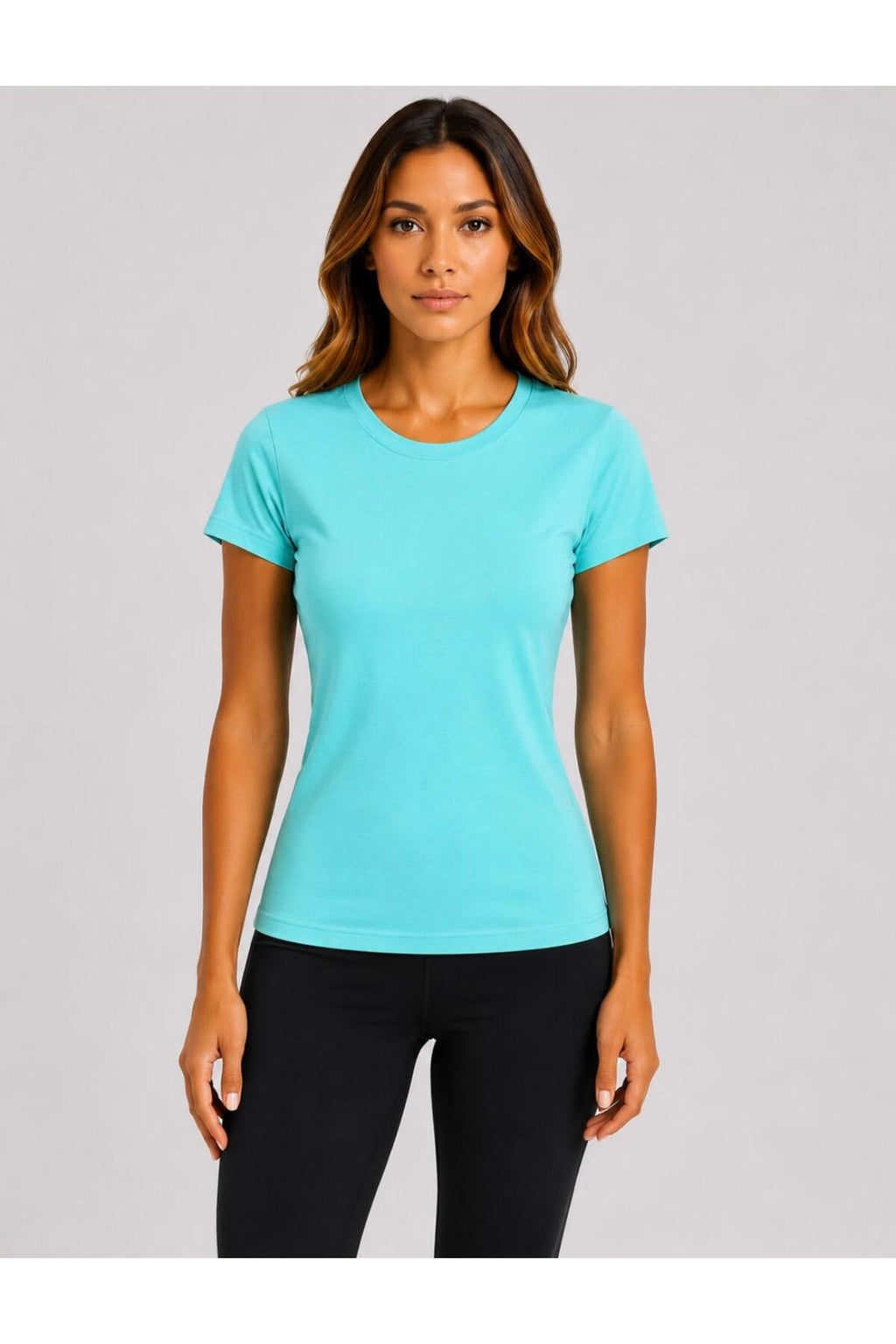 Kadın Likralı Süprem Slim Fit T-shirt-D232