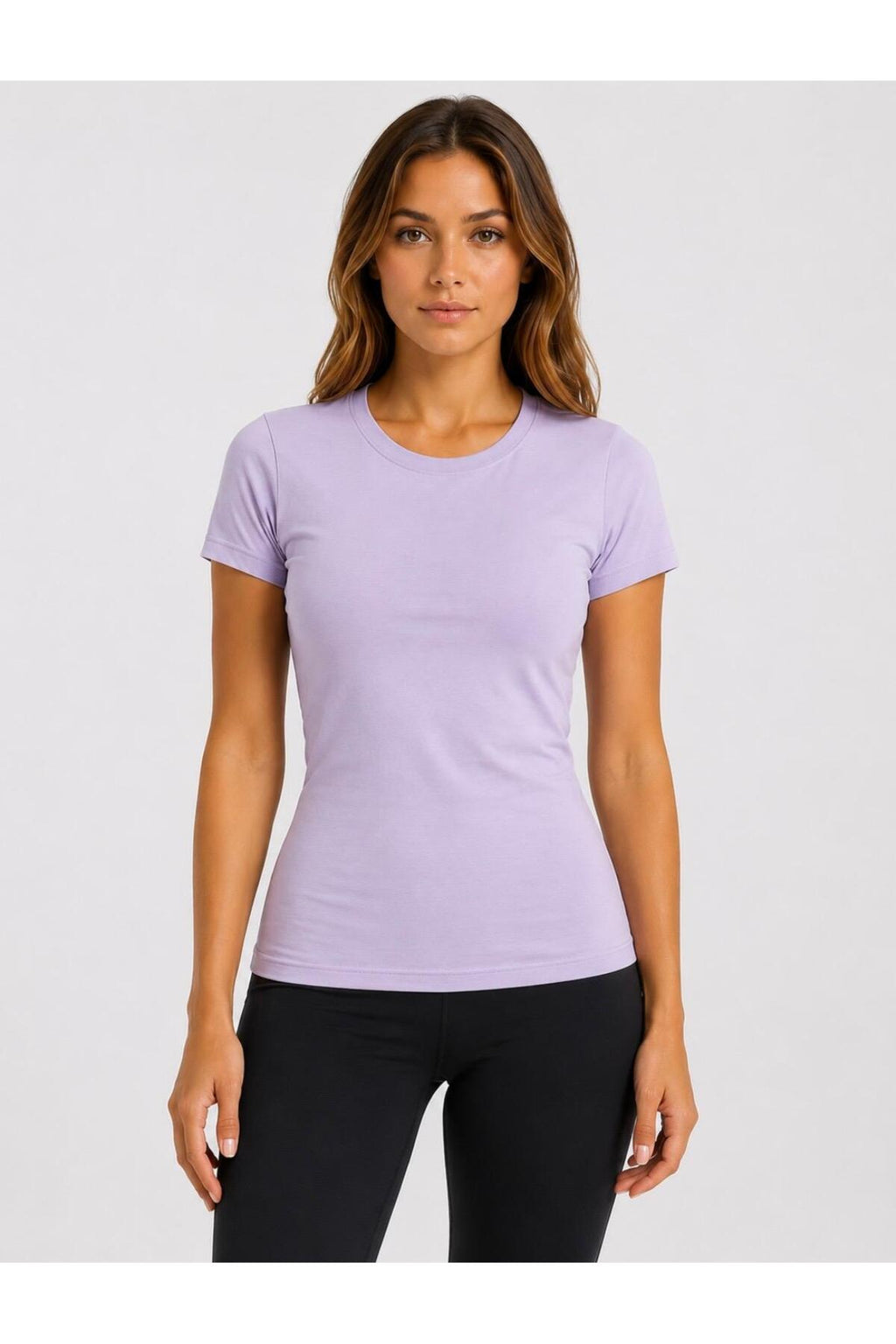 Kadın Likralı Süprem Slim Fit T-shirt-D232