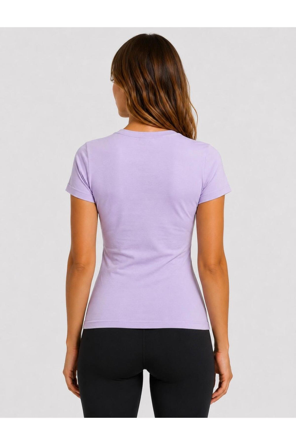 Kadın Likralı Süprem Slim Fit T-shirt-D232