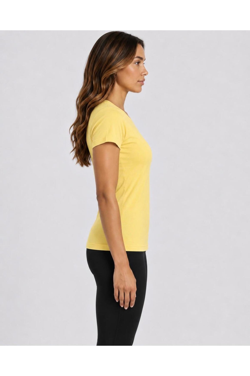 Kadın Likralı Süprem Slim Fit T-shirt-D232